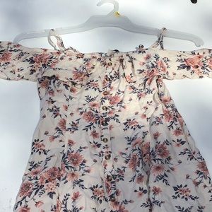 Cute floral print summer dress
